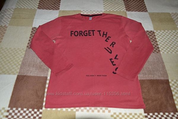 Реглан лонгслив футболка на мальчика р.164-170