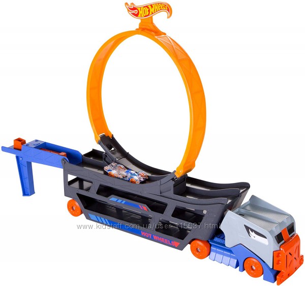 Хот Вилс Трек трансформер Трюки и Гонки Hot Wheels Stunt Go Track Set GCK38