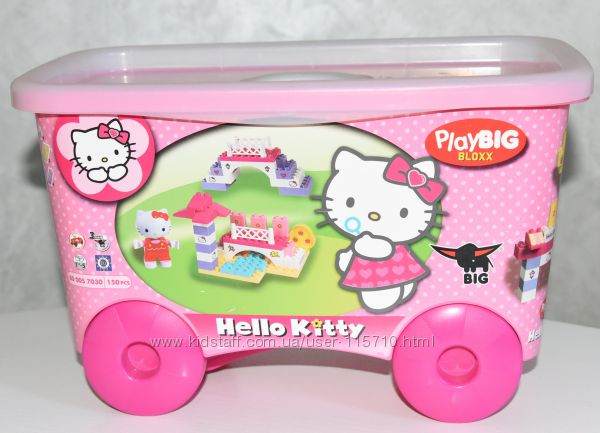 Детский конструктор Тележка Hello Kitty  BIG
