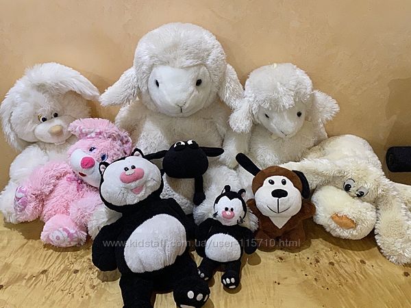 Мягкие игрушки Gulliver, Левеня и другие.