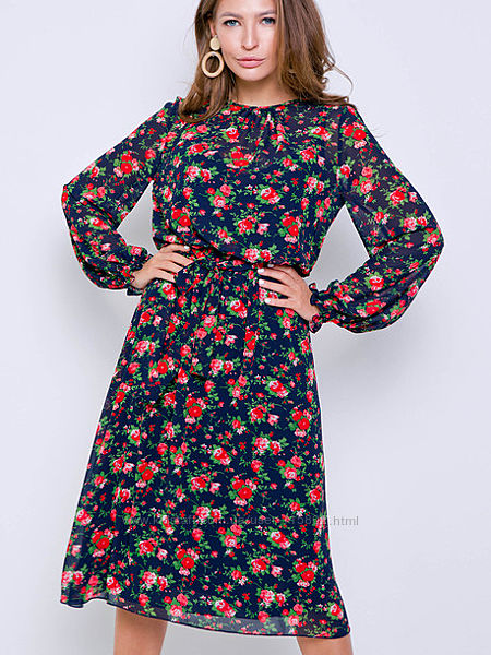 GrandUA - Эннио платье - сукня з квіточками р. 44-46