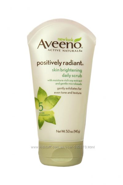 Осветляющий скраб для ежедневного ухода Positively Radiant Aveeno
