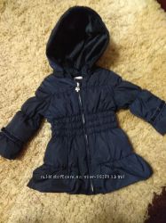 Пуховик Chicco, курточка зимняя для девочки 12мес.