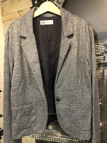 Пиджак серый для девочки H&M