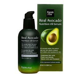 Питательная сыворотка с маслом авокадо Farmstay Real Avocado Nutrition Oil 