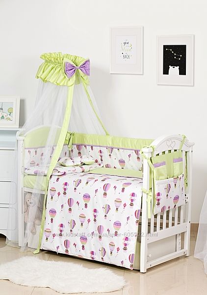 Комплект постільної білизни у дитяче ліжечко Модерн 9 предметов