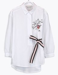 Блузка в японском стиле-140и146см- Нарядные Блузки-Рубашки122-146-Waikikі