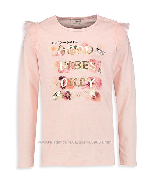 Нiжний Реглан-110-152см/Зол. принт-Наряднi Реглани/апплiкац. Waikiki-110-146