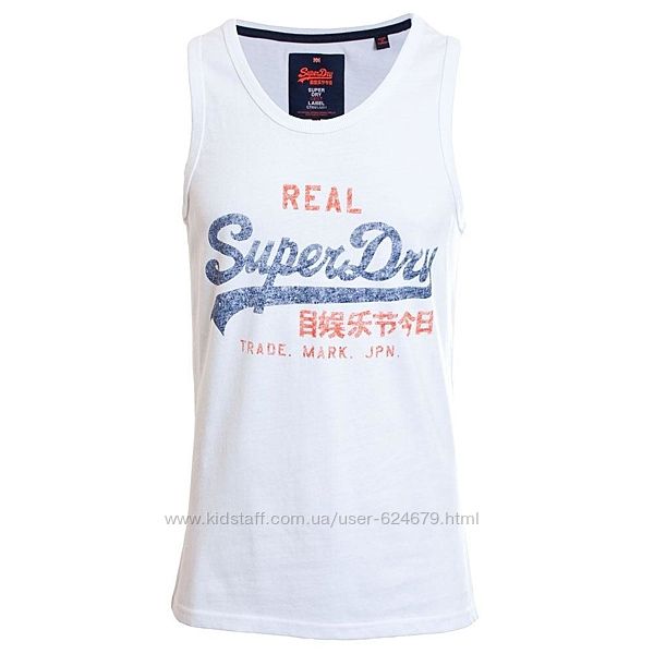 Оригинальная Майка Superdry Vintage Logo Duo Entry Vest