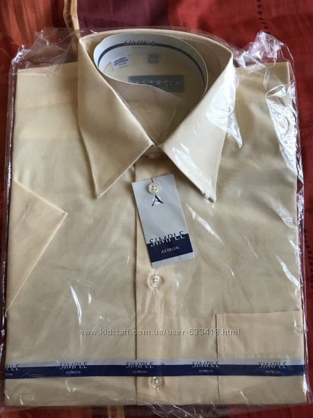Фирменная мужская тениска , рубашка с коротким рукавом р 38-40 На рост 176-