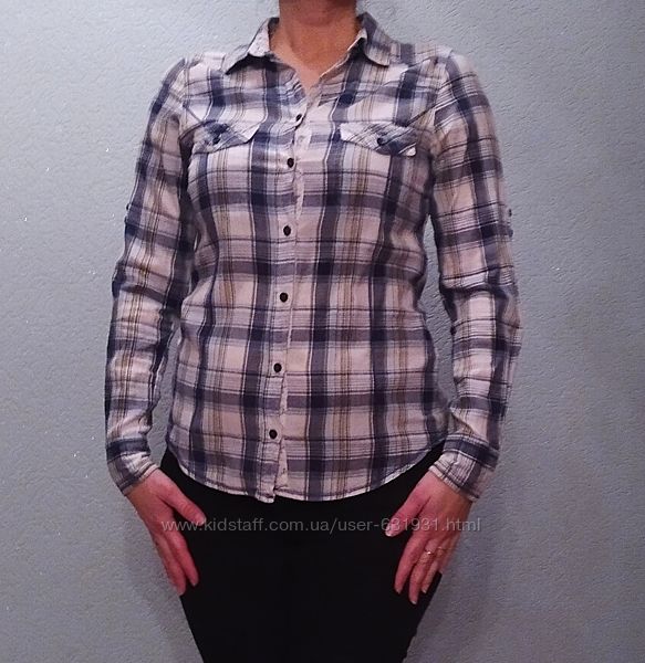  Женская рубашечка Denim Co, р. 36, на ОГ до 90 см
