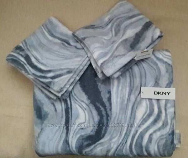 Набор большое махровое велюровое  полотенце DKNY Оригинал 