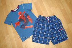 Футболка для мальчика H&M на 6-8 лет. Спайдермен, человек Паук на 6-8 лет.