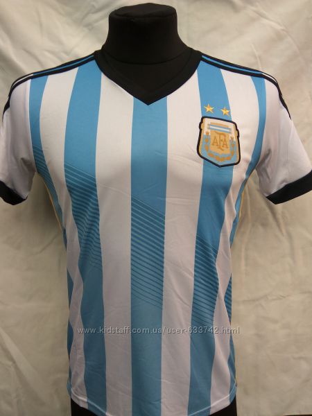 Футбольная форма взрослая сборная Аргентина бело-голубая-черная