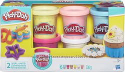 Набор пластилина Play-Doh 6 баночек с конфетти B3423 