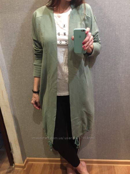 Стильный кардиган с начёсом, р. ЛХЛ