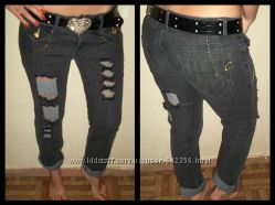  Рваные джинсы