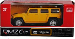 Коллекционная машинка Hummer H3 желтый 164. Uni-Fortune 354008-1
