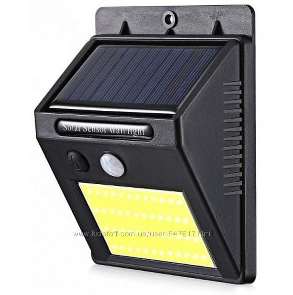 Настенный уличный светильник Cx1701 с датчиком движения на солнечной батаре