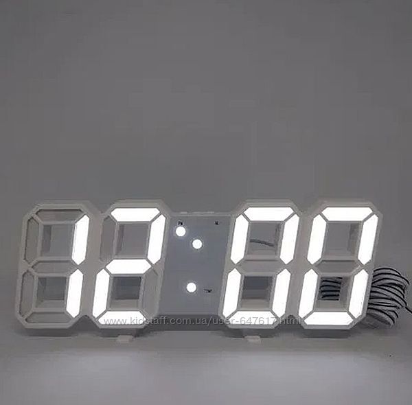Электронные Led часы с будильником и термометром Ly 1089