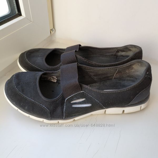 Спортивные туфли мокасины Skechers flex 38р. 25. 5 см.