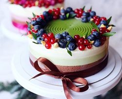 Полосатые торты nezabudka cake