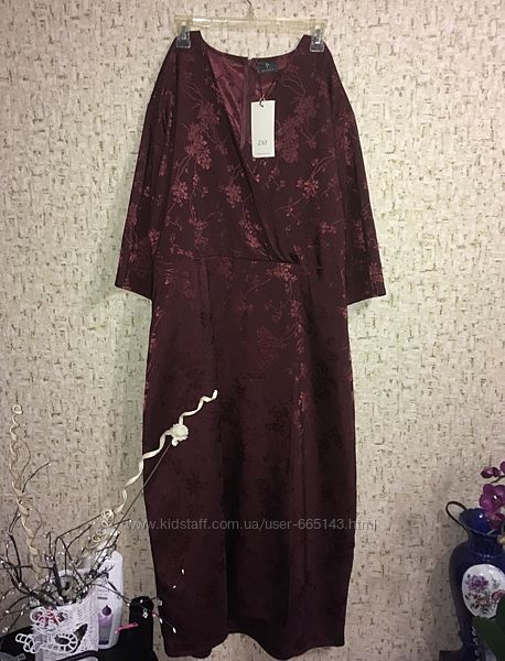 Zay платье с имитацией запАха plus size