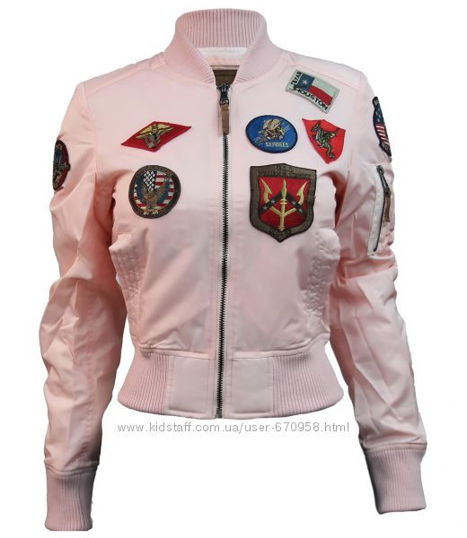 Жіночі бомбери Miss Top Gun MA-1 jacket with patches