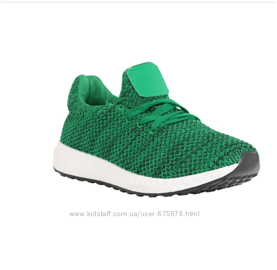 Текстильные кроссовки ATROVRENS GREEN с цельнокройным язычком