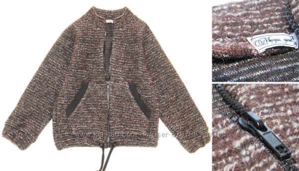 кофта теплая пуловер, свитер  шерстяной новый86-134р