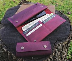 Женские кошельки натуральная кожа гаманець производитель кожаные недорого