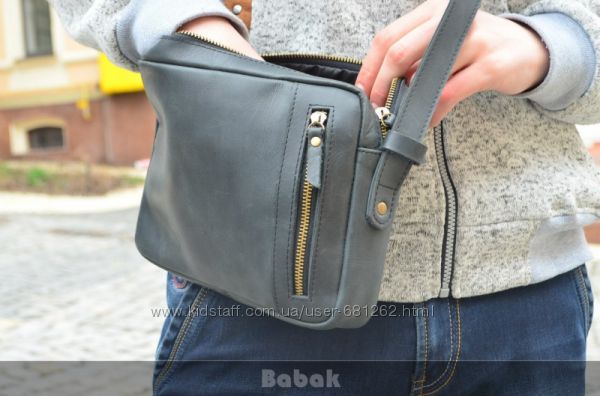 Сумки мужские, унисекс натуральная кожа