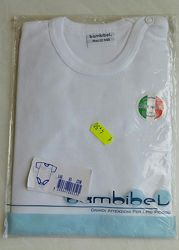 Бодик детский фирменный боди на 9-12 мес рост 80 см бренд Bambibel Италия