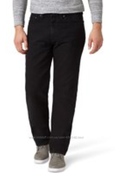 Джинсы мужские Wrangler США штаны черные W40 L30 relaxed fit свободные