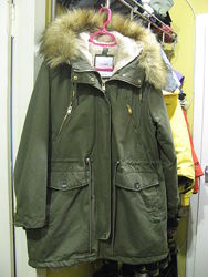 Куртка парка  Pull & Bear XL  2 в 1 