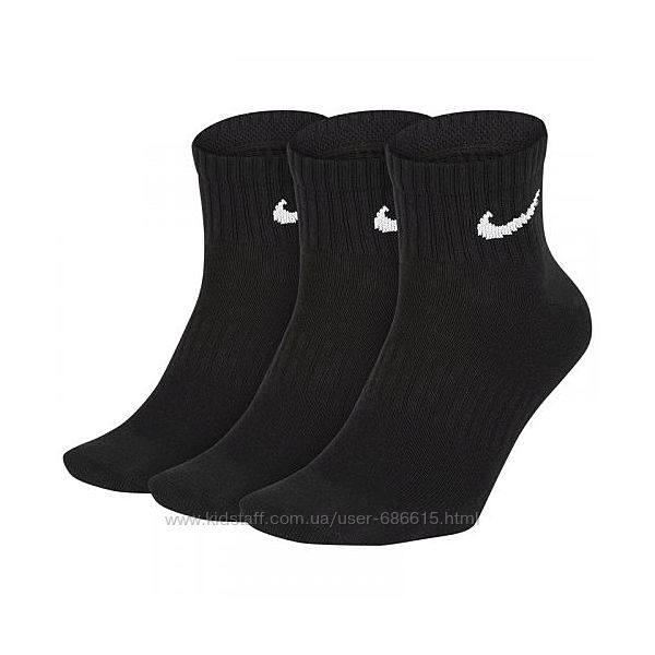 Носки муж. Nike U Nk Everyday Ltwt Ankle 3Pr арт. SX7677-010