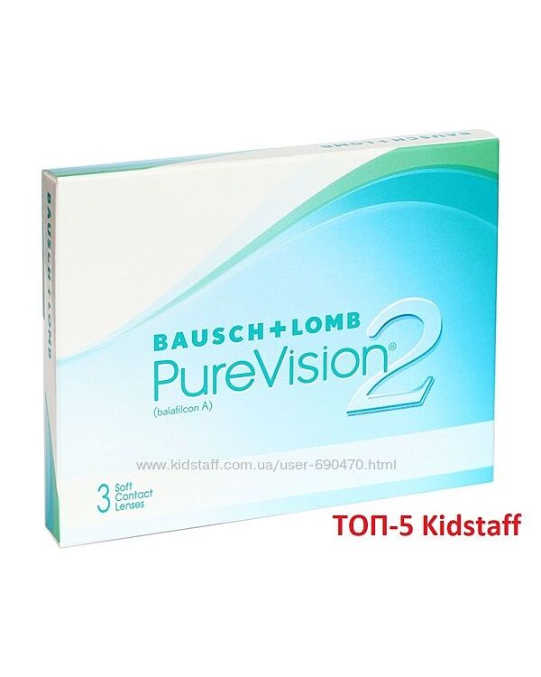 Акция на контактные линзы Purevision 2 от Bausch&Lomb