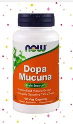 Now foods, Dopa Mucuna, 90 капсул в наличии