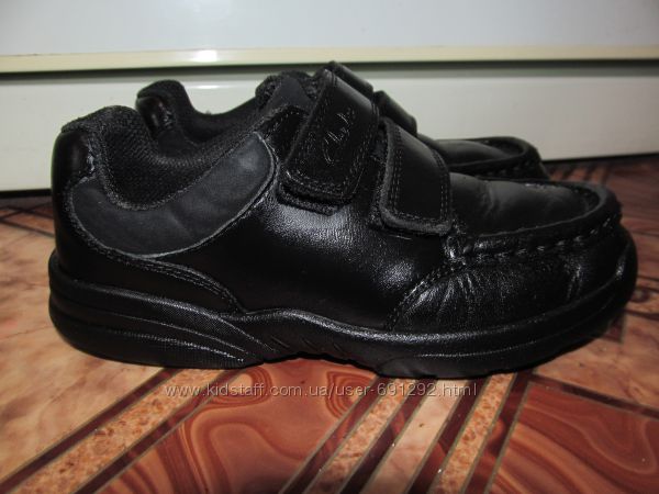 Брендовые кожаные туфли Clarks Vietnam оригинал р11. 5 G стелька 19. 5 см