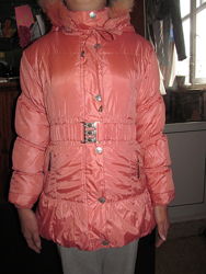 Фирменное тёплое красивое зимнее пальто Xinkasda XL 6-9 лет.