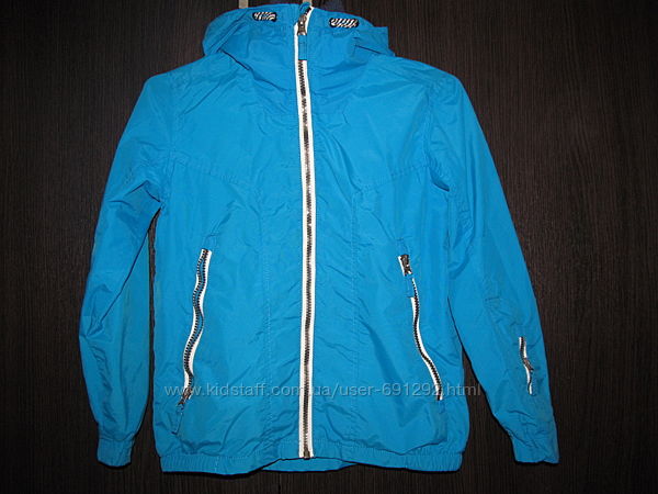 Фирменная лёгкая деми куртка Blue Zoo оригинал 10лет, рост 140.
