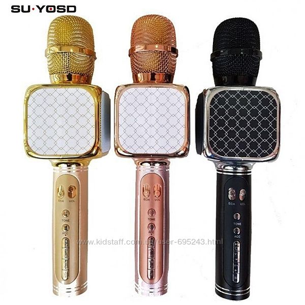Беспроводной караоке микрофон SUYOSD YS-69 радиомикрофон микрофон колонка