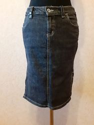 Черная джинсовая юбка Motivi, размер М