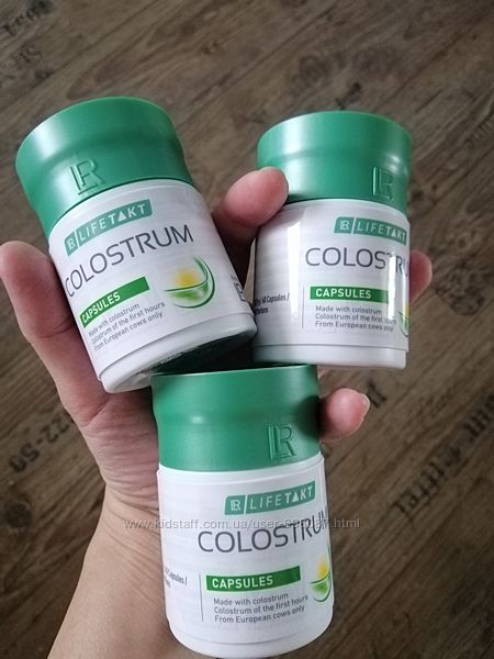 колострум в капсулах, молозиво, Colostrum, LR, оригінал 