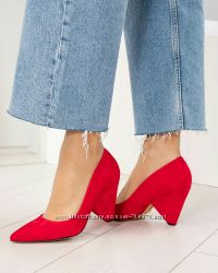 Туфли Modus Vivendi, натуральная замша, оригинальные, красные