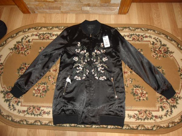 Новая нарядная демисезонная куртка з вишивкою NUNA LIE Италия
