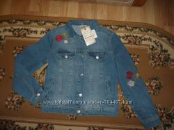 Новая джинсовая куртка с вишивкой LC Waikiki Туреччина розмір XS
