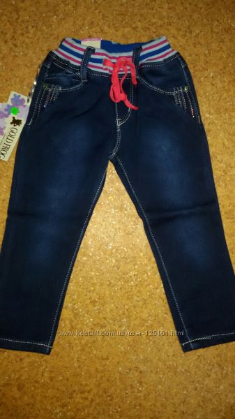 джинсы на флисе размер от 86 до 110, YUKE