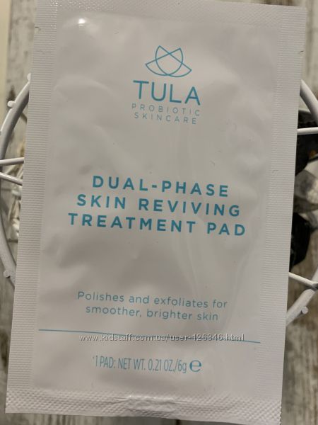 США Салфетка для шлифовки кожи лица TULA Skin Reviving Treatment Pads
