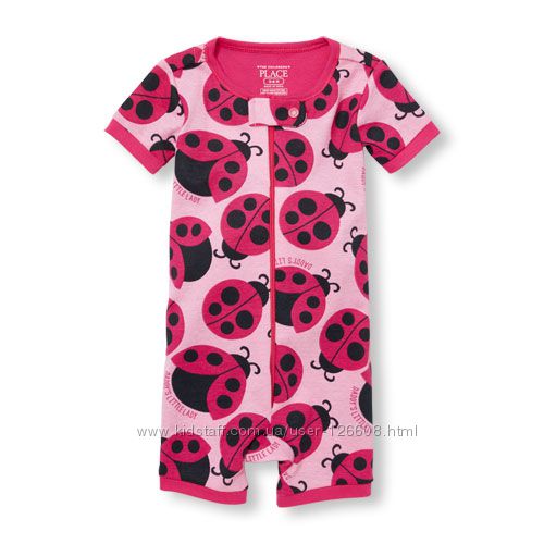 5Т. Ромпер, пижама, комбинезон с коротким рукавом хлопок Childrens Рlace